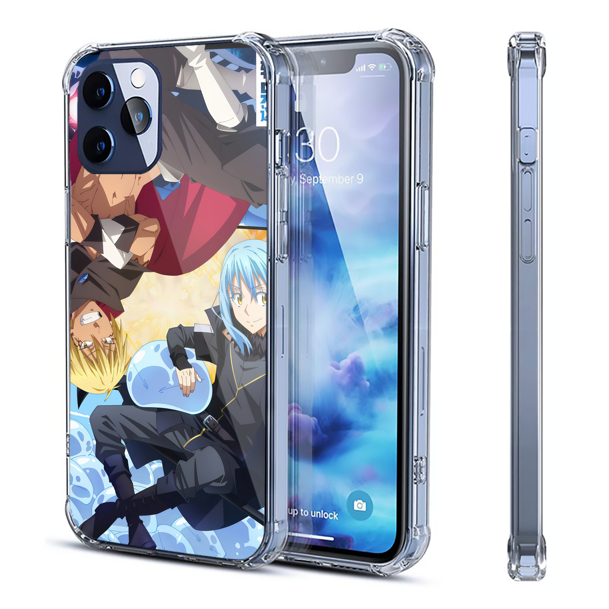 （画像用） 転スラ Regarding Reincarnated to Slime 【iPhone 12シリーズ対応】透明スマホケース（クリアソフトケース）